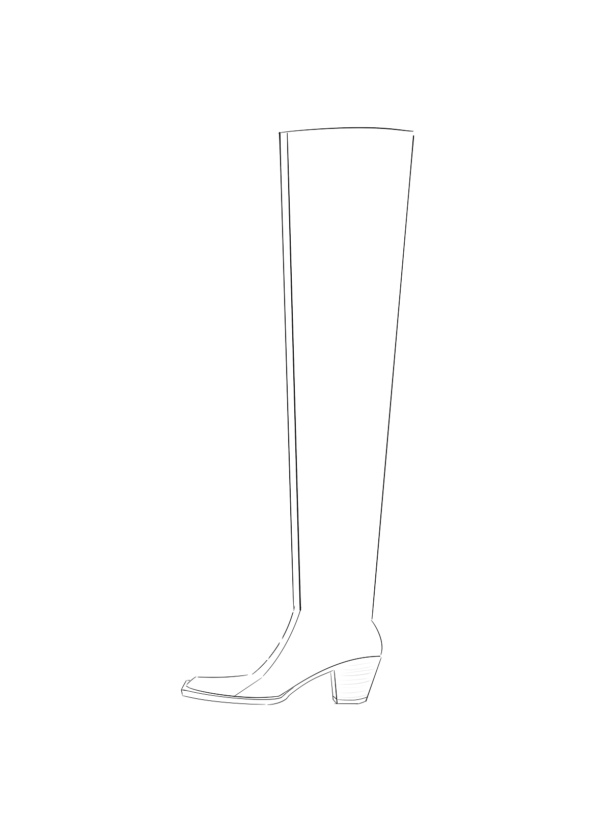 Cuban Thigh-high