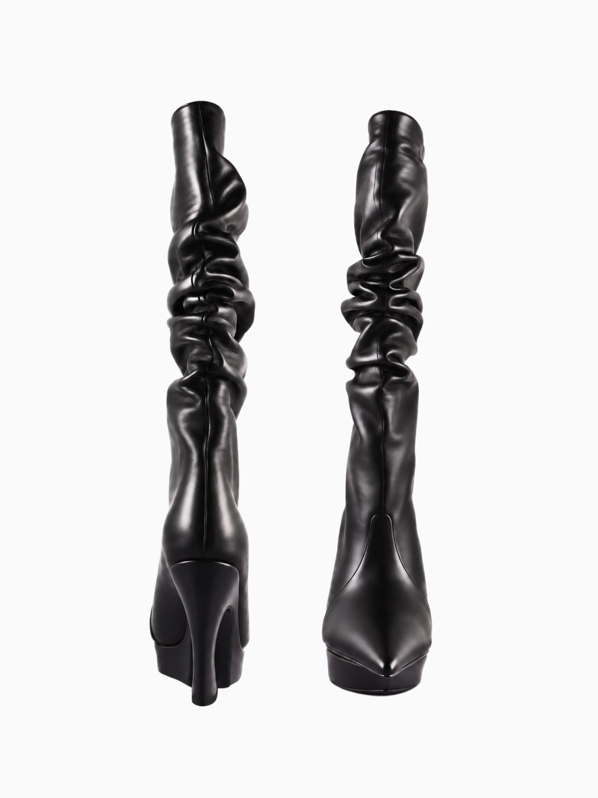 RUCHED CURVE BOOT