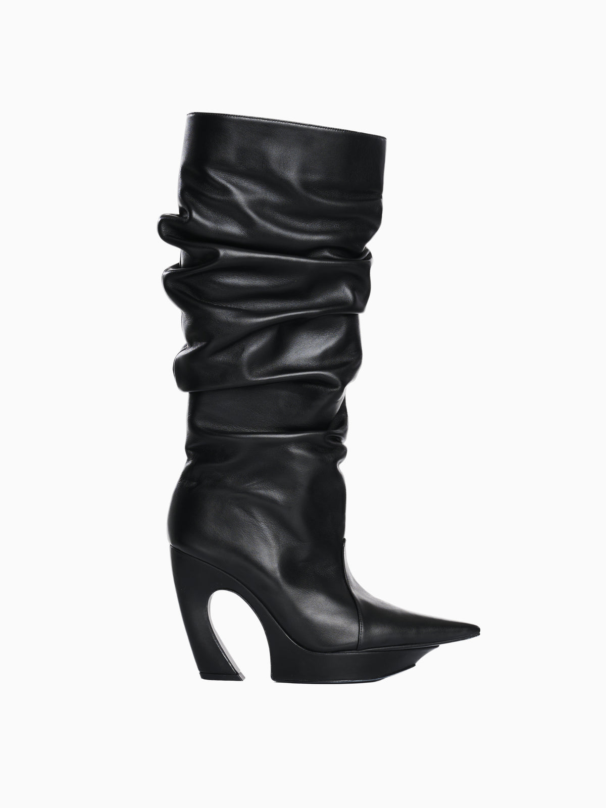 RUCHED CURVE BOOT